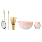 Sakura Petal Katakuchi Chawan Set | Soft Pink Ceramic Matcha Bowl